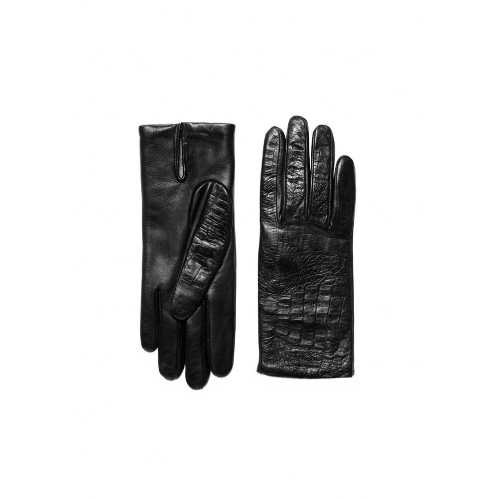 NEW CAROLINA AMATO women's corbino corto glove in black